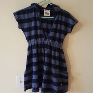 PINK Terry Hooded cover up